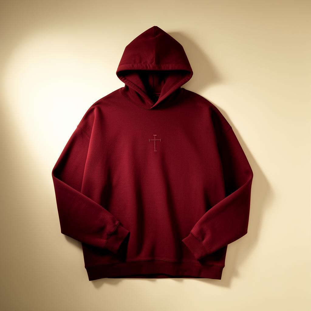 Blood Red Cross Hoodie