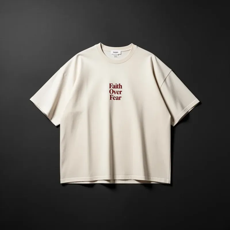 Faith Over Fear Tee - premium Christian streetwear tee by Real Love Apparel